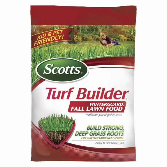 Λίπασμα γκαζόν Scotts Turf Builder WinterGuard για φθινόπωρο, 4.000 τ.μ., 10 λίβρες.