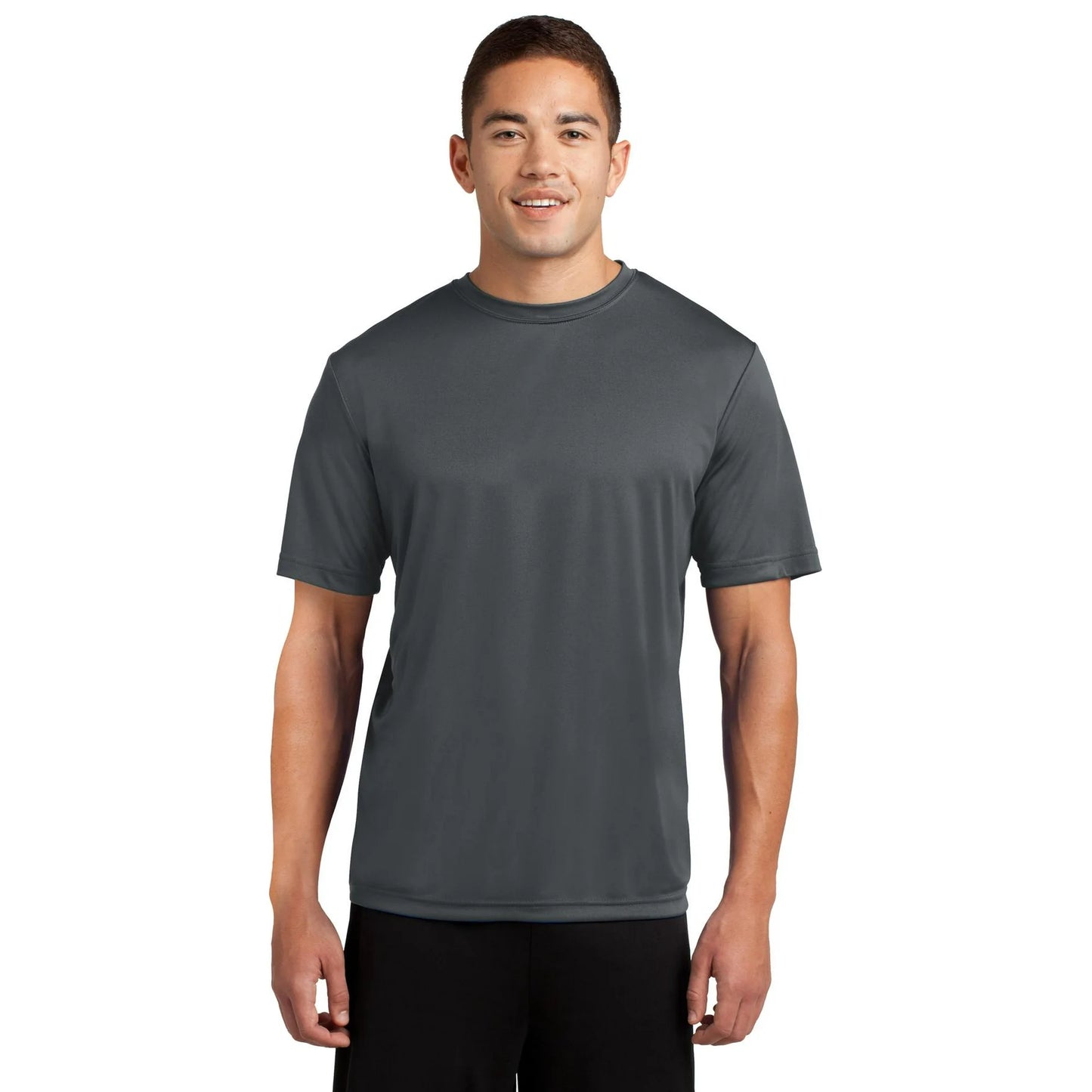 Men Plain Elbow Sleeves T-Shirt