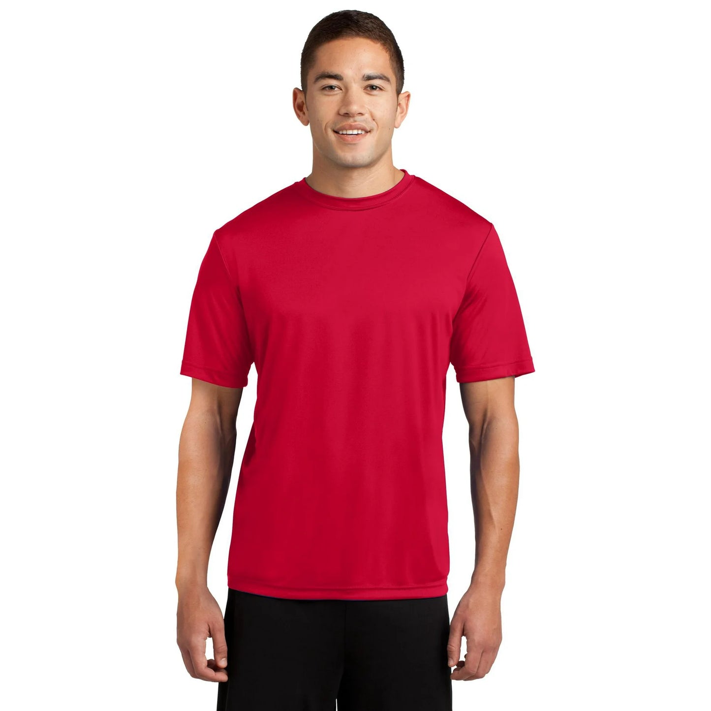 Men Plain Elbow Sleeves T-Shirt