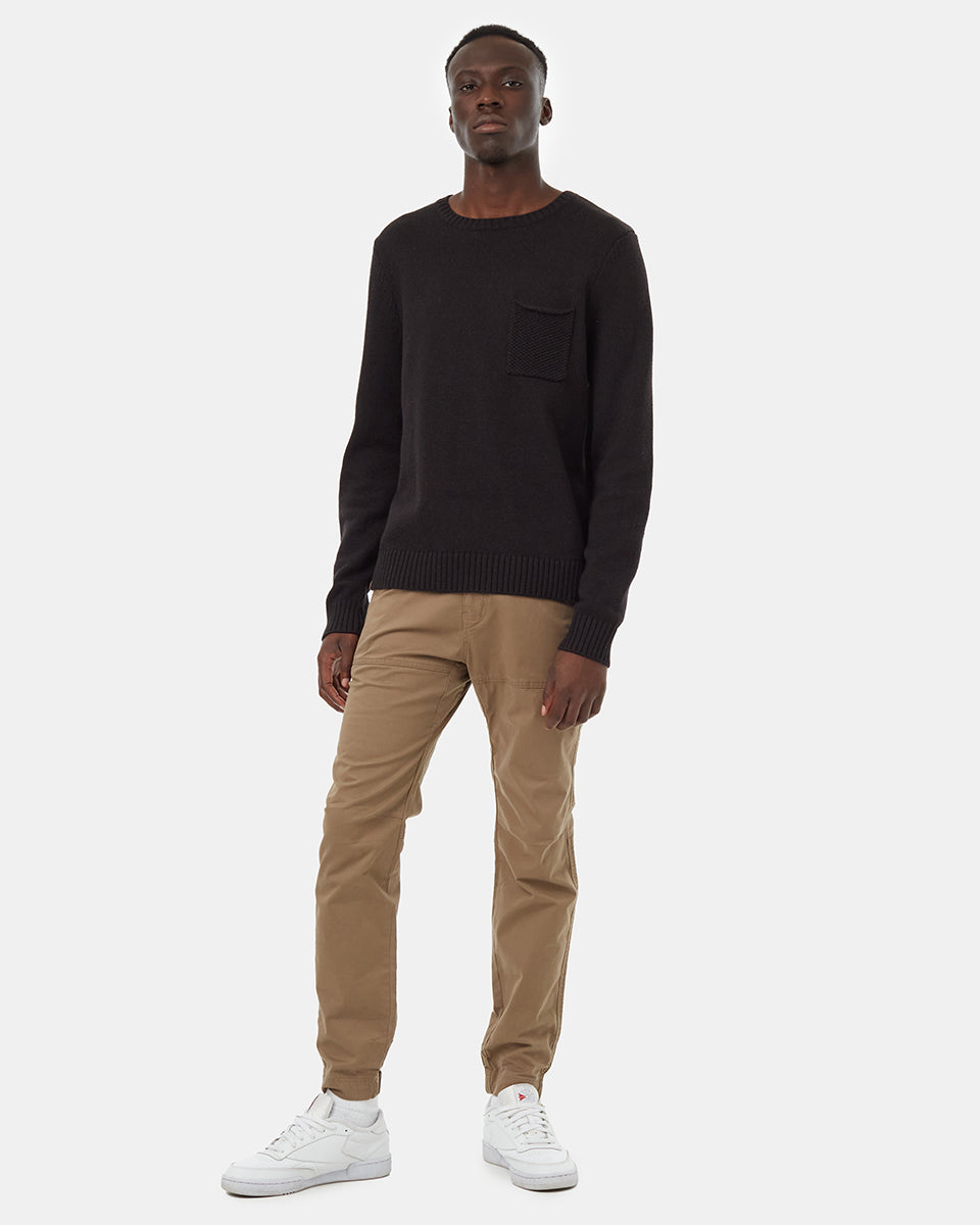 Ελαστικό Twill Παντελόνι Jogger για καθημερινή χρήση