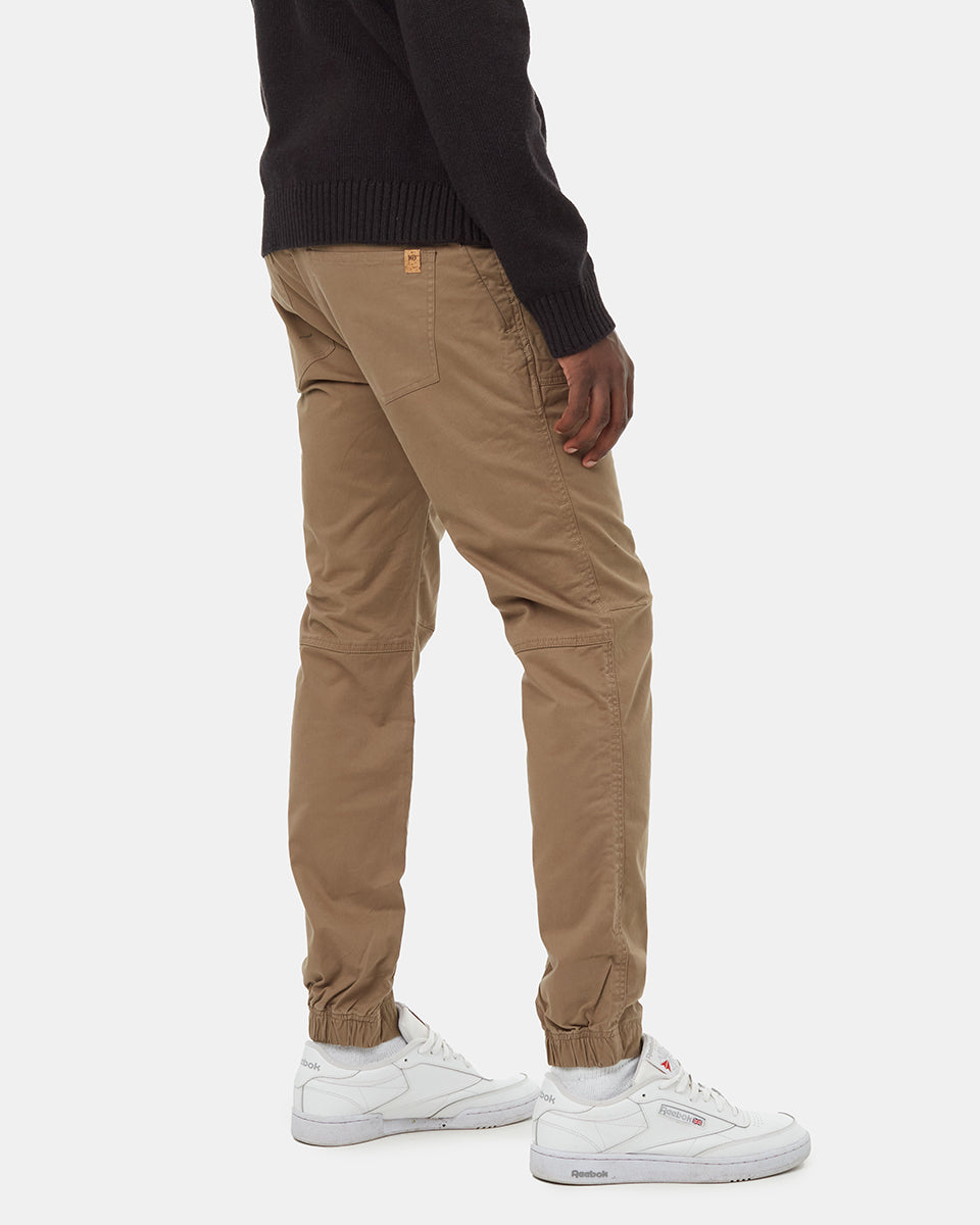 Ελαστικό Twill Παντελόνι Jogger για καθημερινή χρήση