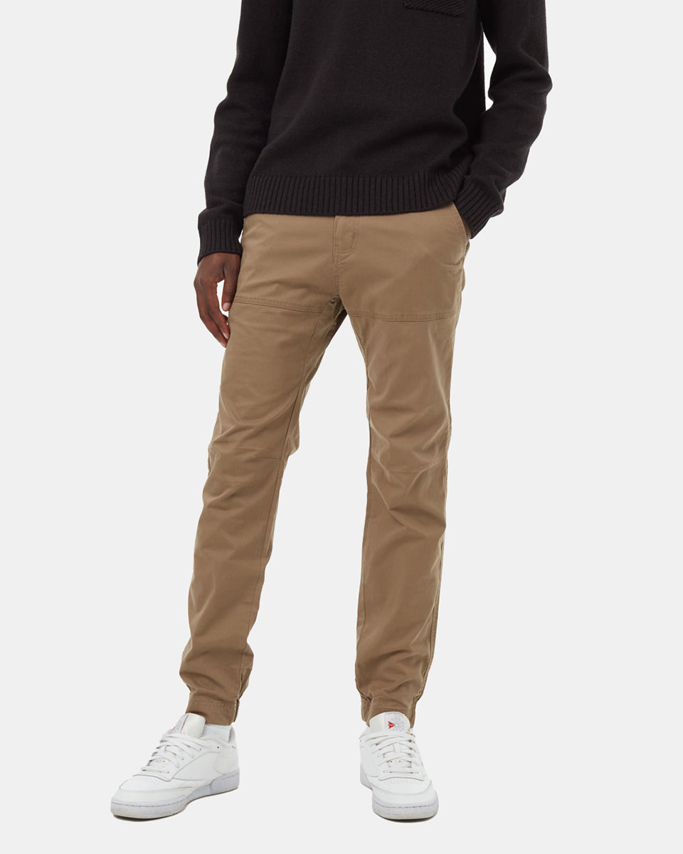 Ελαστικό Twill Παντελόνι Jogger για καθημερινή χρήση