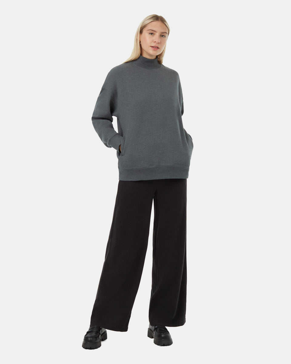 Treefleece Oversized Ψεύτικο Λαιμόκοψη