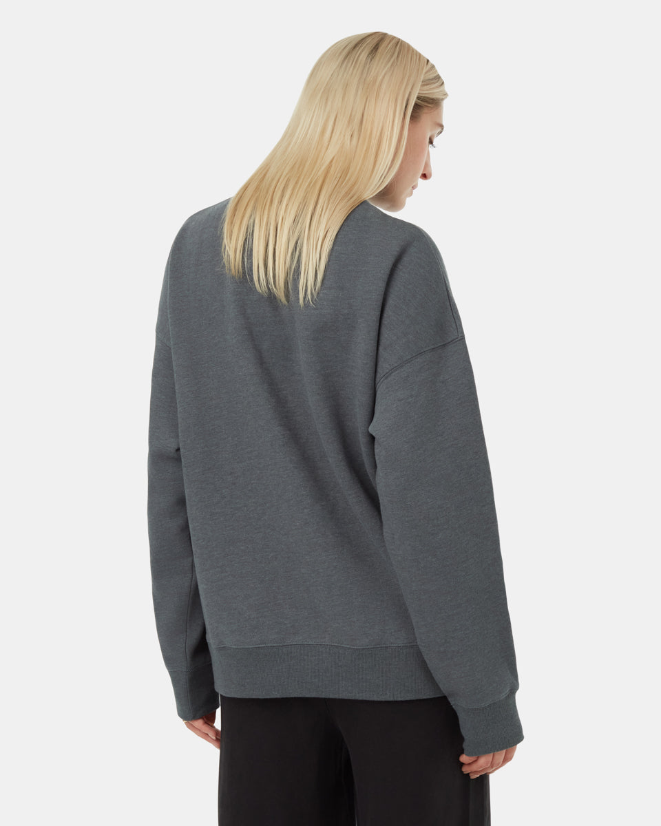 Treefleece Oversized Ψεύτικο Λαιμόκοψη
