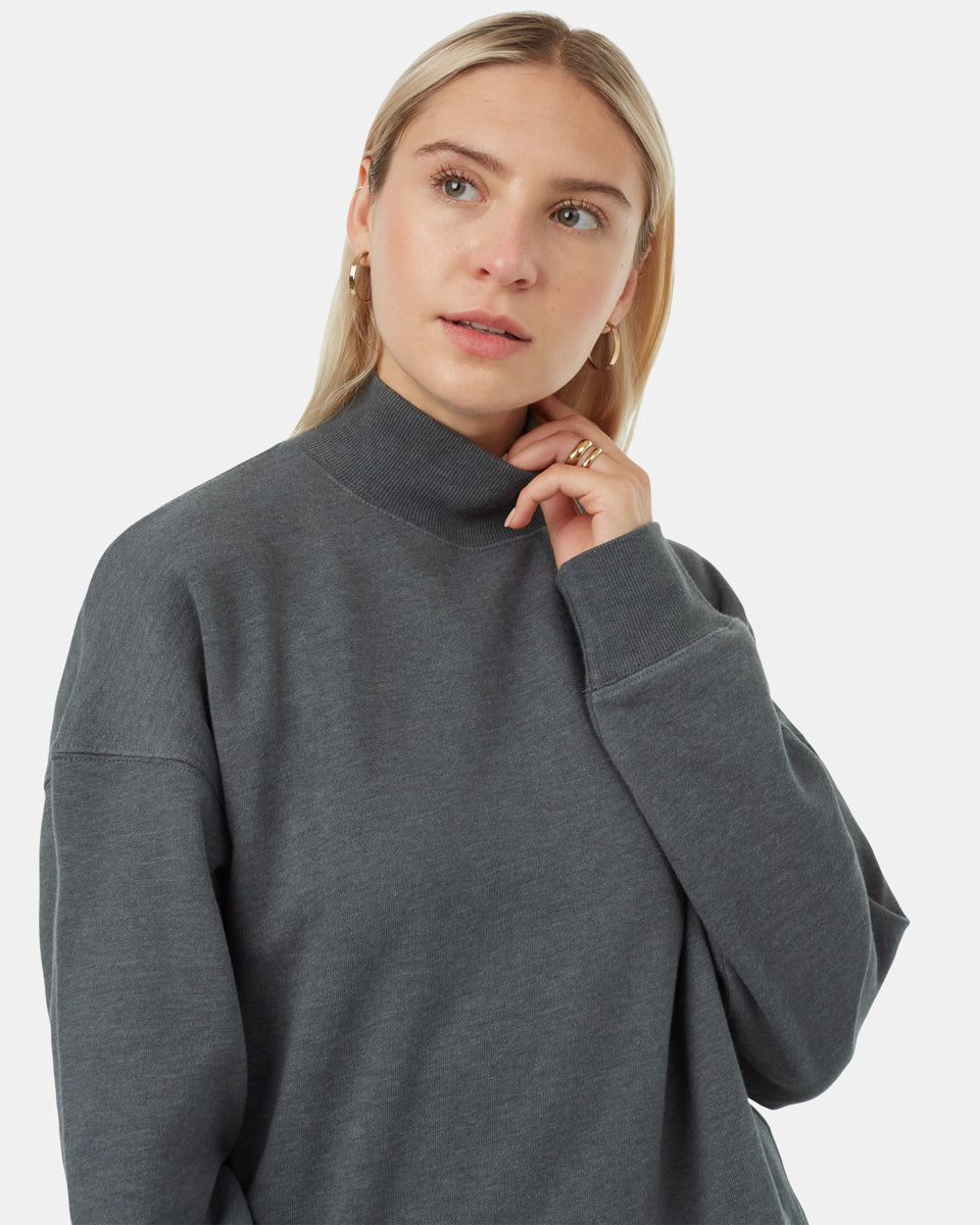 Treefleece Oversized Ψεύτικο Λαιμόκοψη