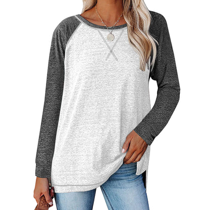 TEMOFON Women's Long Sleeve Loose Top