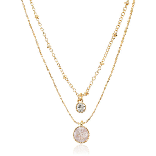 Time and Tru Layered Necklace