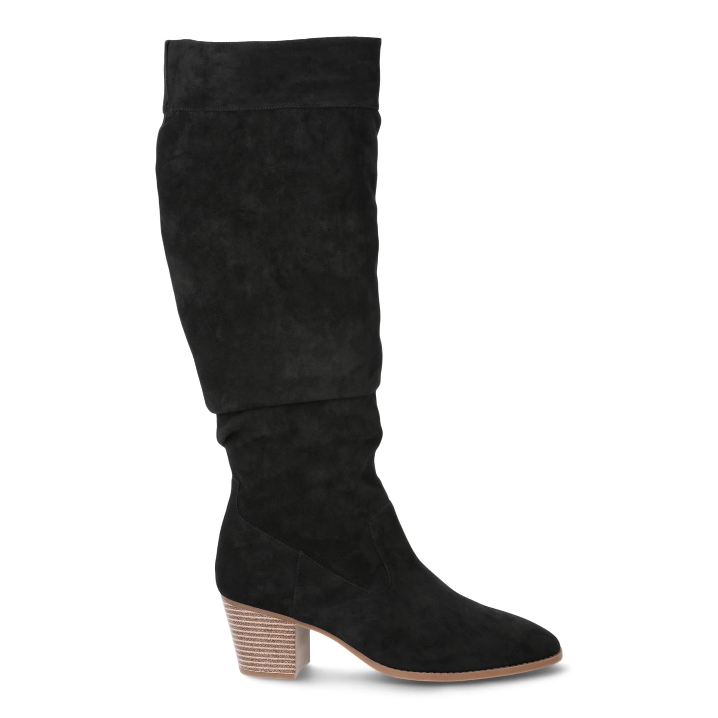 Time and Tru Women's Tall Slouch Heeled Boots