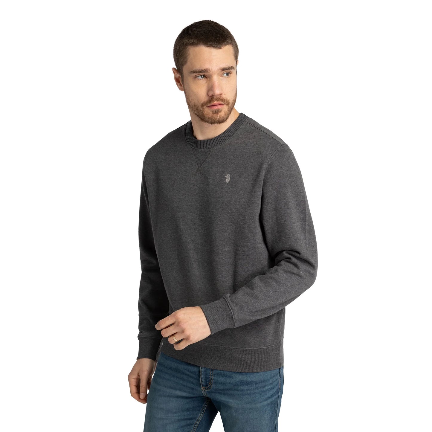 U.S. Polo Assn. Men's Fleece Crewneck Sweatshirt