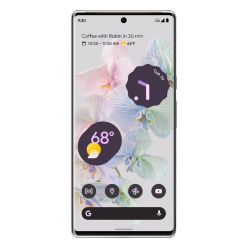 Google Pixel 6 Pro Cloudy White 128GB (Ξεκλείδωτο)