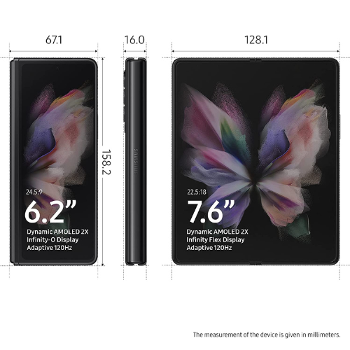 Samsung Galaxy Z Fold 3 256GB 5G - Μαύρο