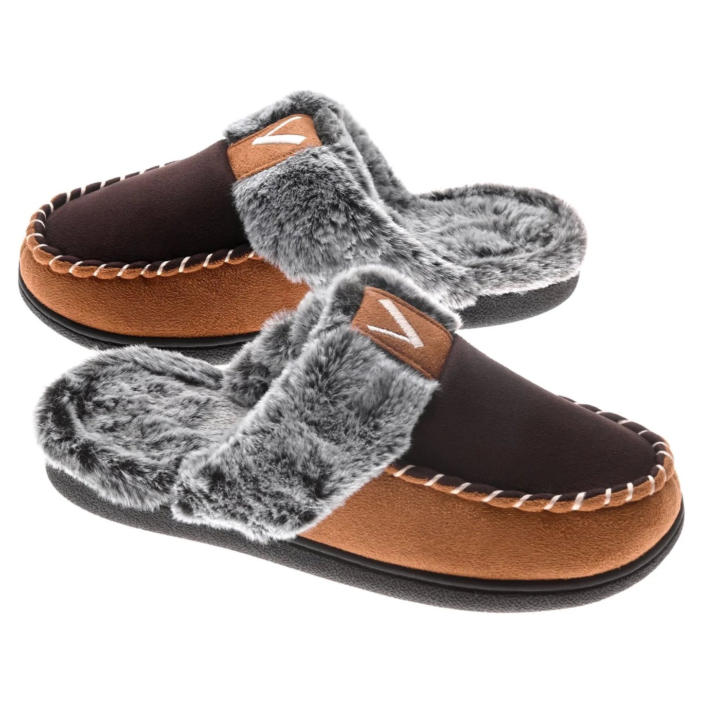 VONMAY Women's Fuzzy Memory Foam Slippers