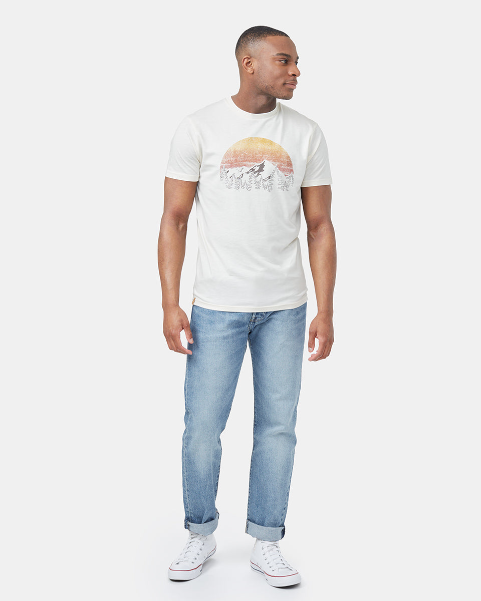 Vintage T-shirt με θέμα το ηλιοβασίλεμα