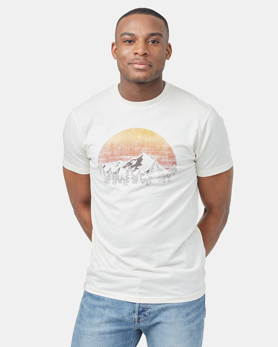 Vintage T-shirt με θέμα το ηλιοβασίλεμα
