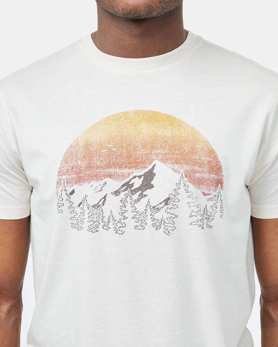 Vintage T-shirt με θέμα το ηλιοβασίλεμα