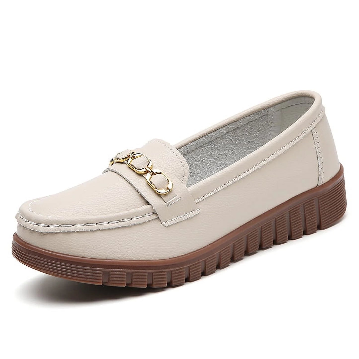 Women's Slip-On Leather Loafers