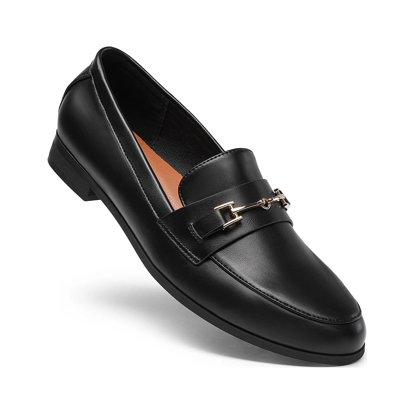 Women's Leather Penny Loafers Flats