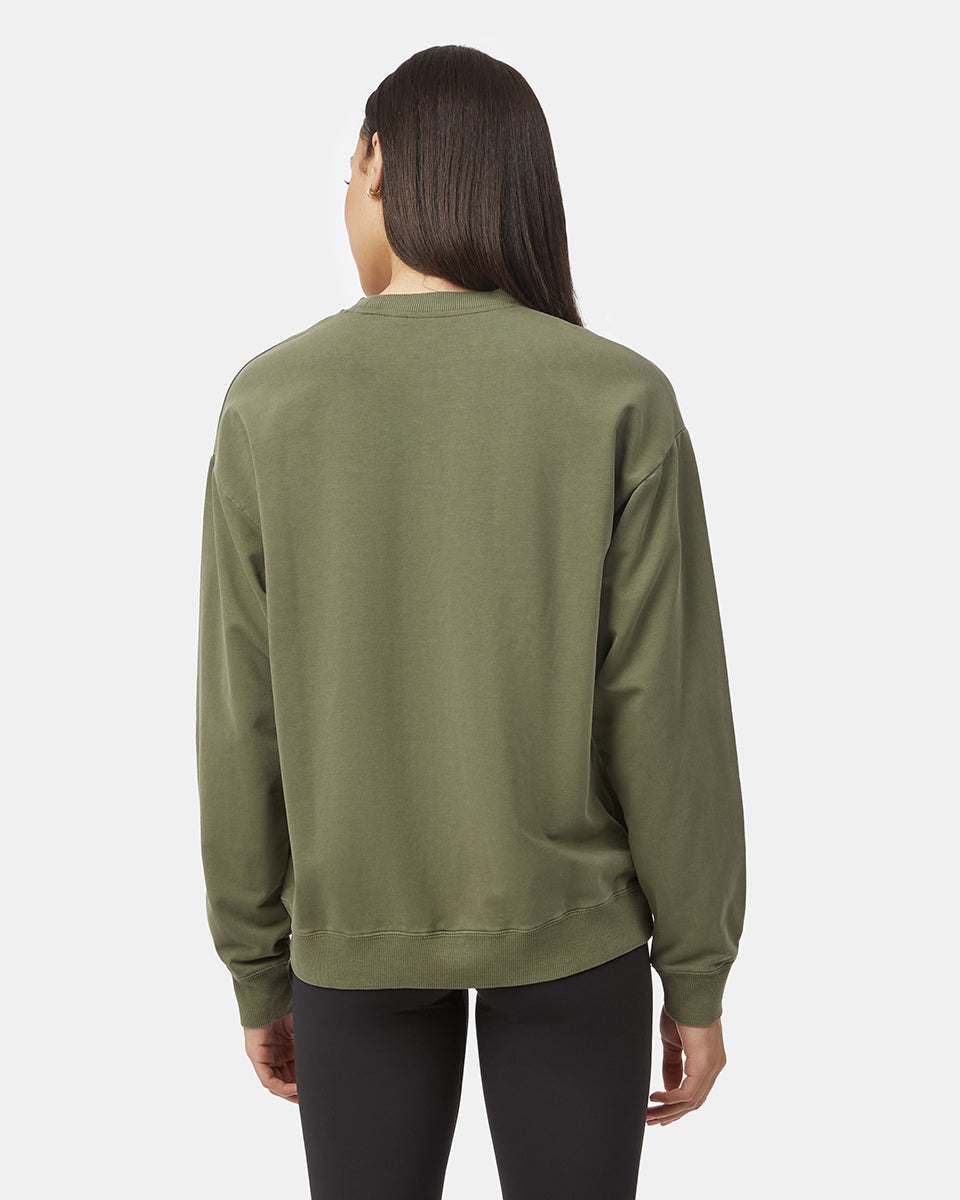 Γαλλικό Terry Oversized Crew