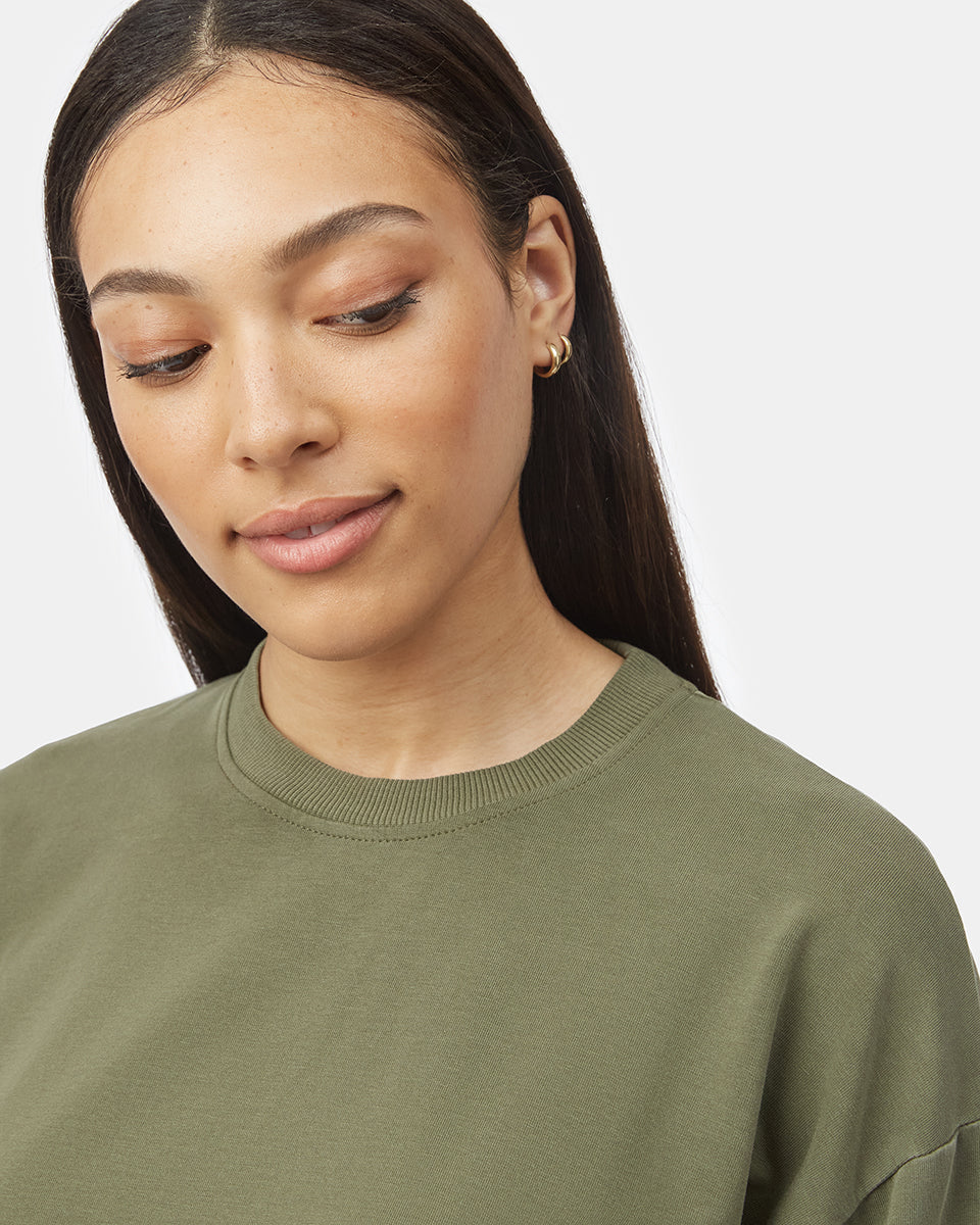 Γαλλικό Terry Oversized Crew