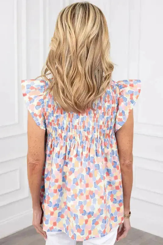 Abstract Elegance Blouse