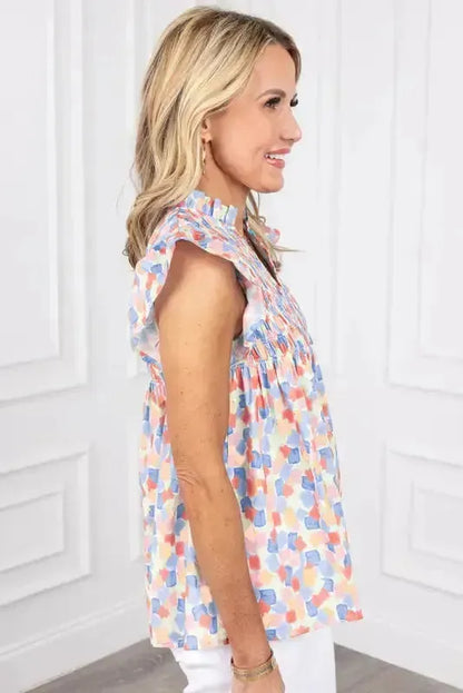 Abstract Elegance Blouse