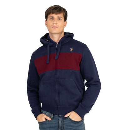 U.S. Polo Assn. Men's Full Zip Fleece Hoodie