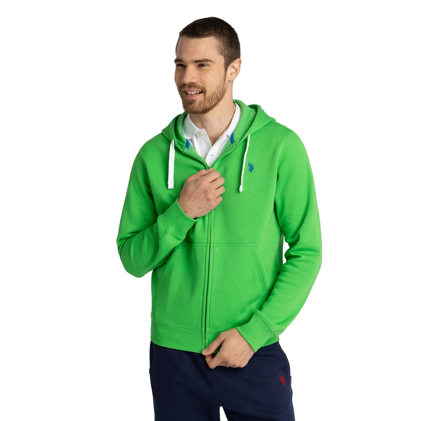 U.S. Polo Assn. Men's Full Zip Fleece Hoodie