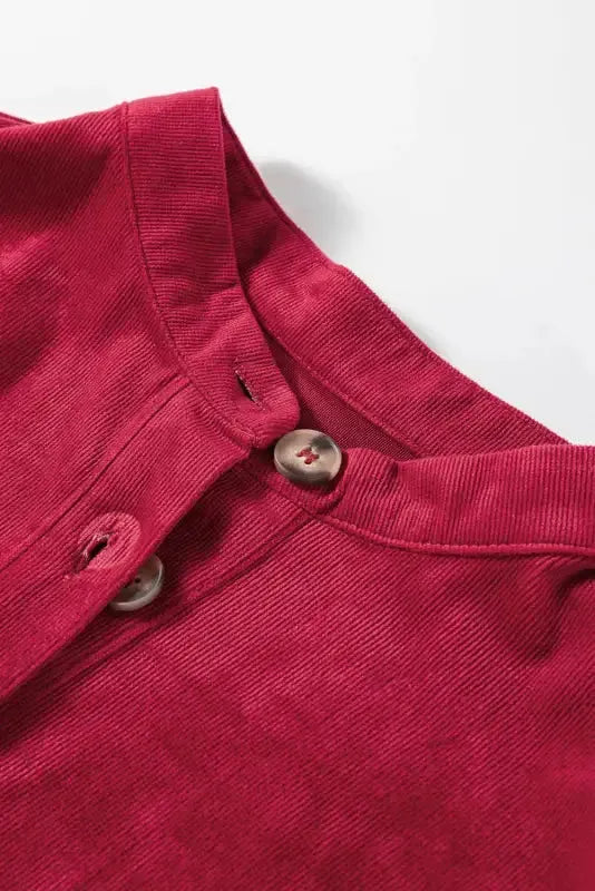 Autumn Elegance Corduroy Shirt