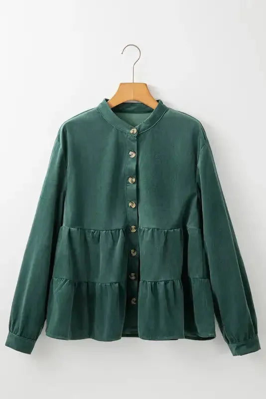 Autumn Elegance Corduroy Shirt