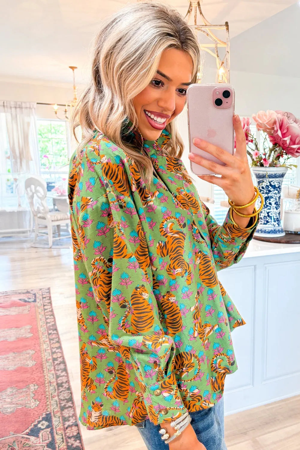 Tiger Chic Casual Πουκάμισο