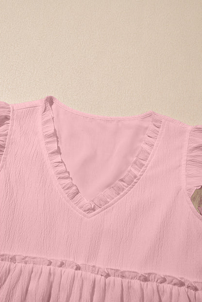 Blush Breeze Flowy Top