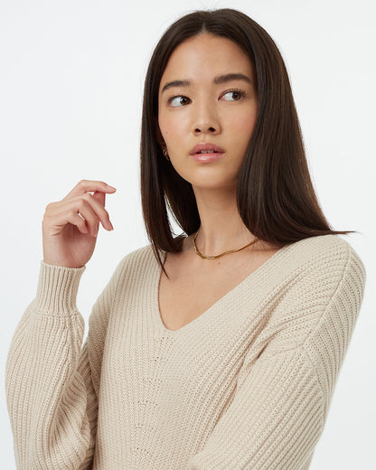 Highline V-Neck Sweater Dress