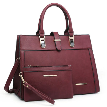 Women's Flap-Over Tote Satchel