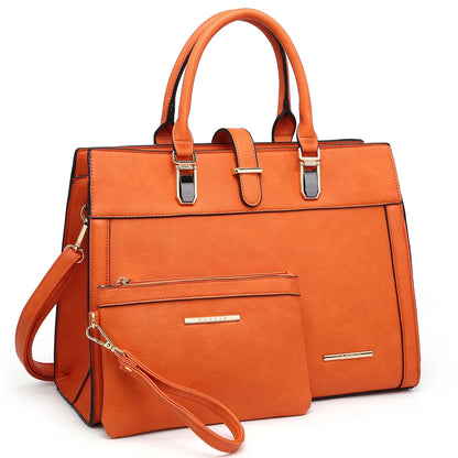 Women's Flap-Over Tote Satchel