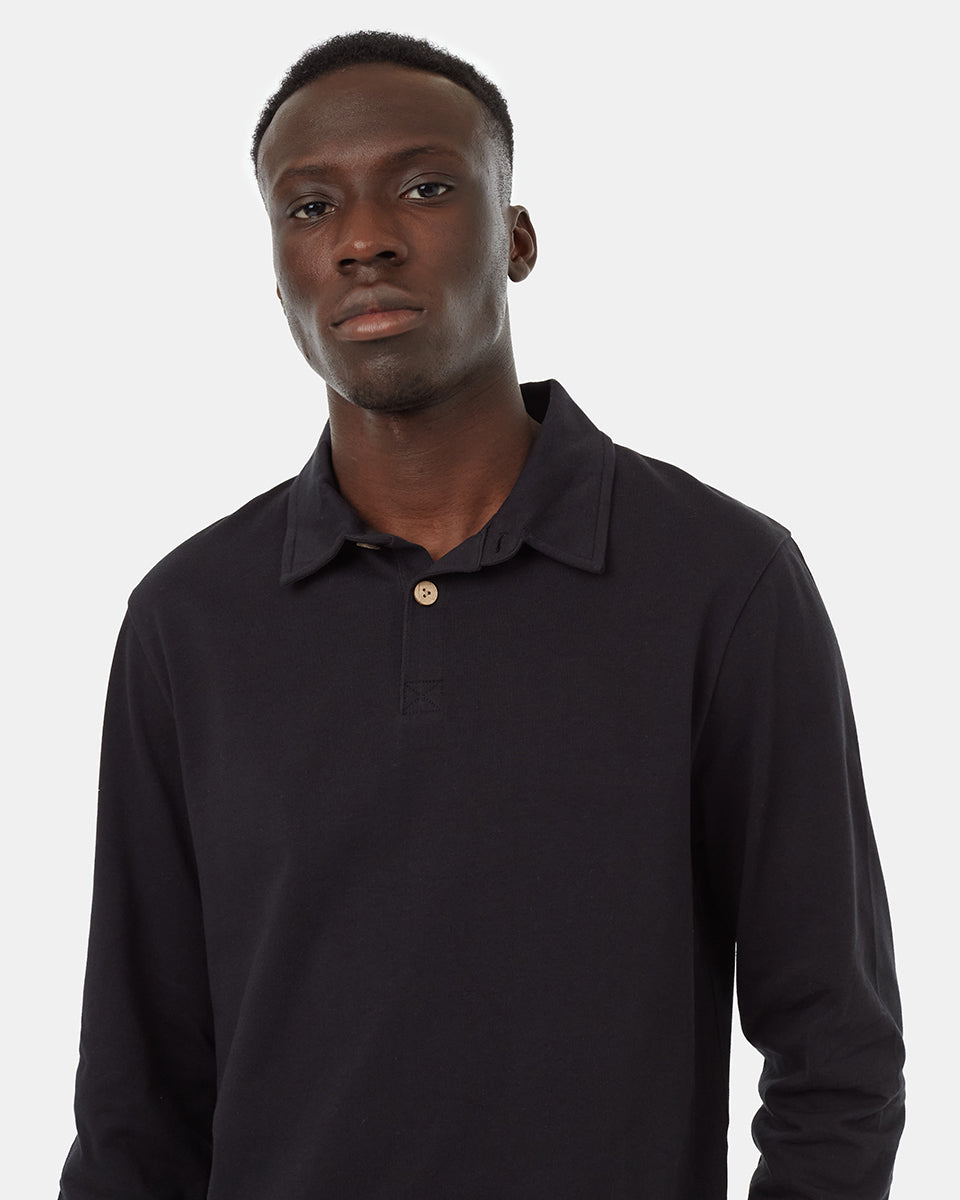 Recycled Cotton Polo Longsleeve