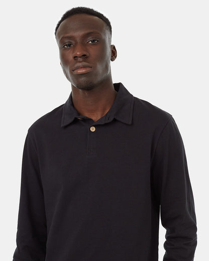 Recycled Cotton Polo Longsleeve