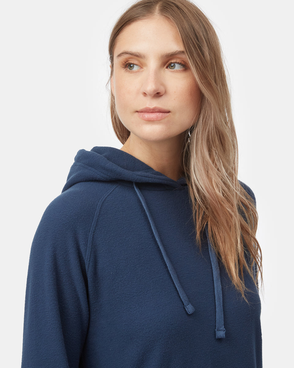 Πολυτελές oversized φόρεμα με κουκούλα