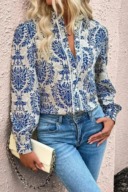 Boho Blossom Lace Blouse