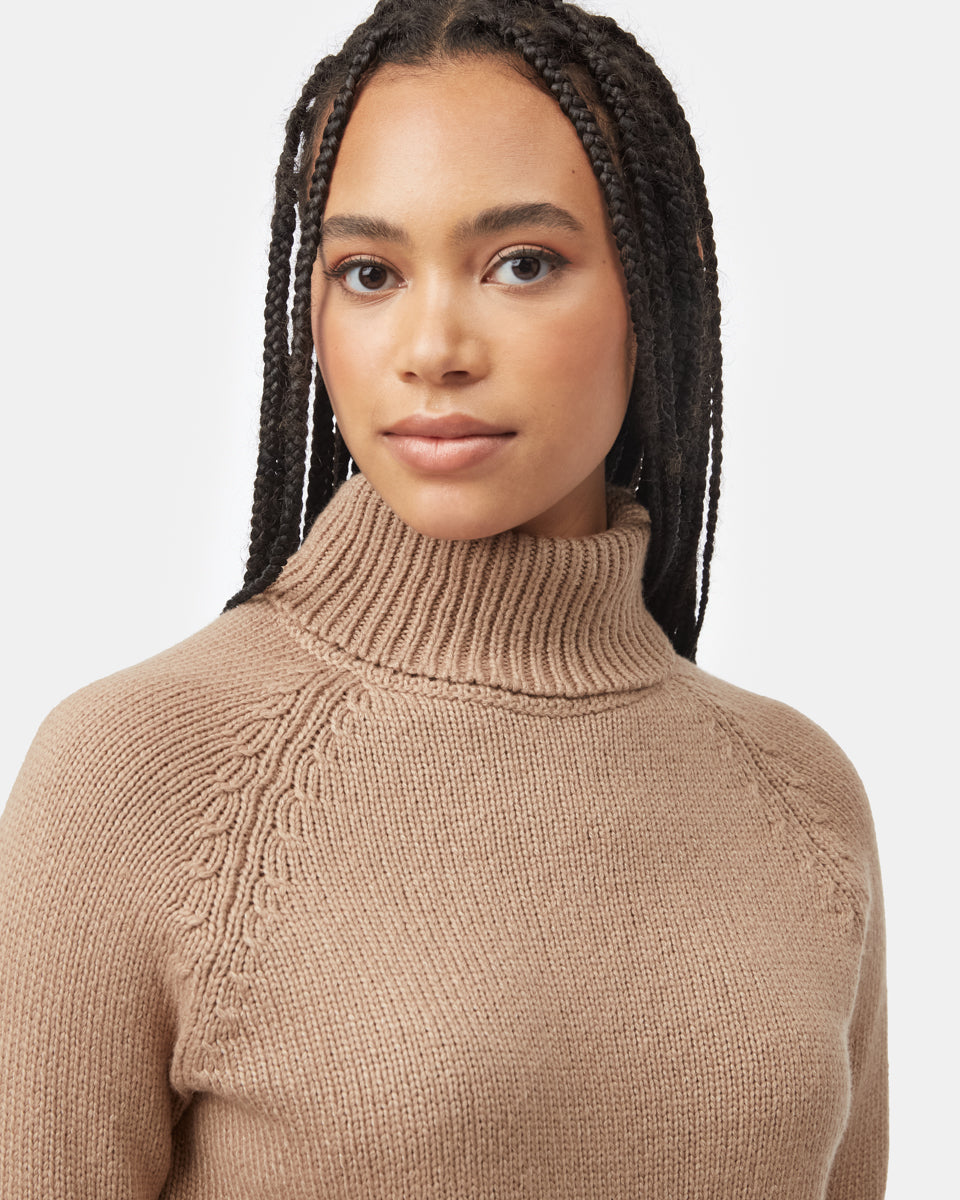 Πουλόβερ με ζιβάγκο από μαλλί Highline