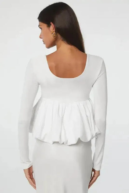 Bubble Hem Top