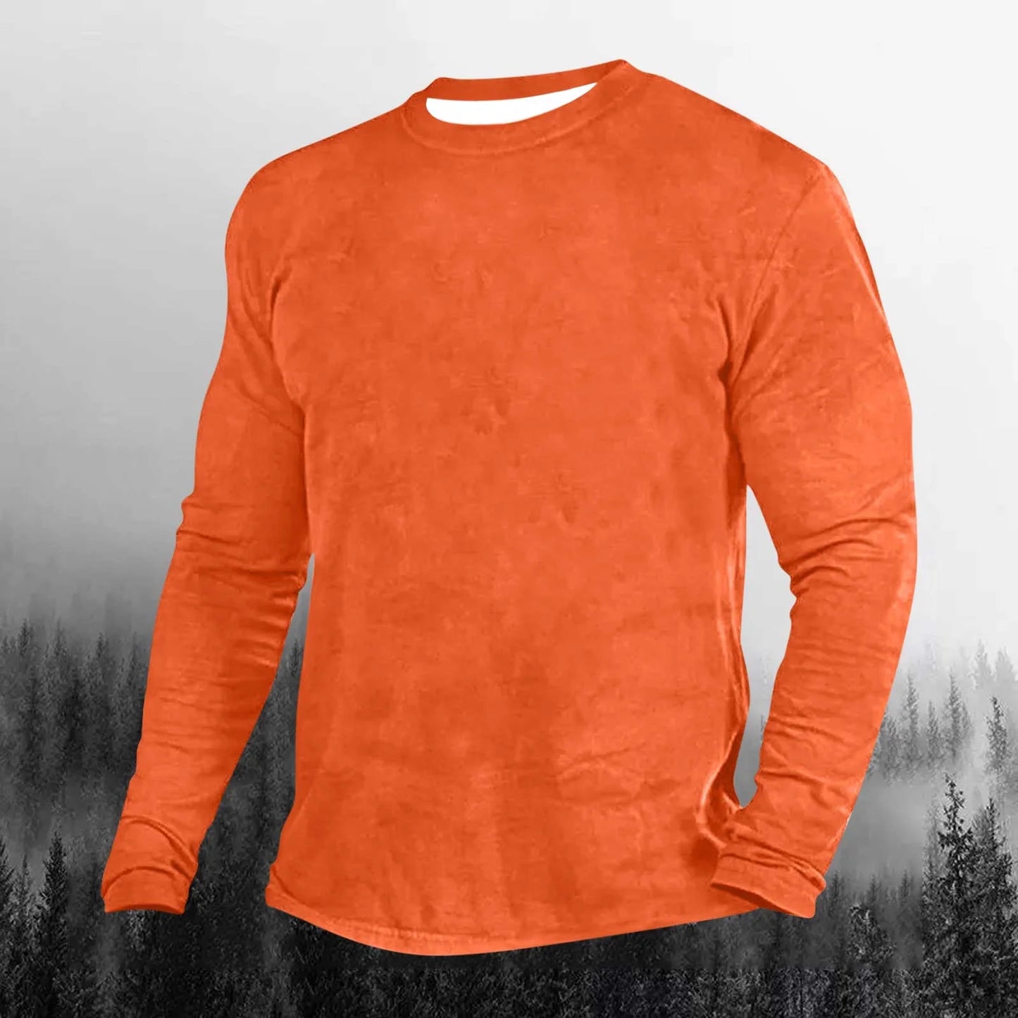 Big & Tall Men's Long Sleeve Crewneck T-Shirts