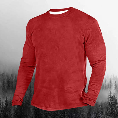 Big & Tall Men's Long Sleeve Crewneck T-Shirts