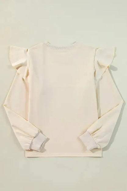 Cascade Elegance Ruffle Blouse