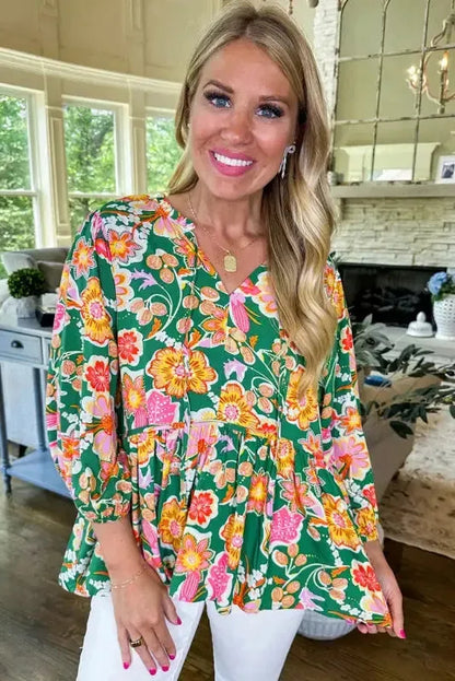 Daisy Delight Peplum Blouse