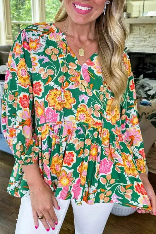Daisy Delight Peplum Blouse