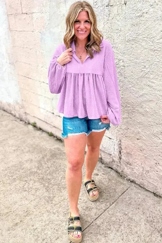 Elegance Twist Corded Blouse