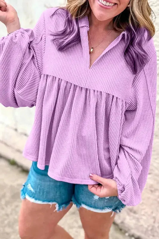 Elegance Twist Corded Blouse