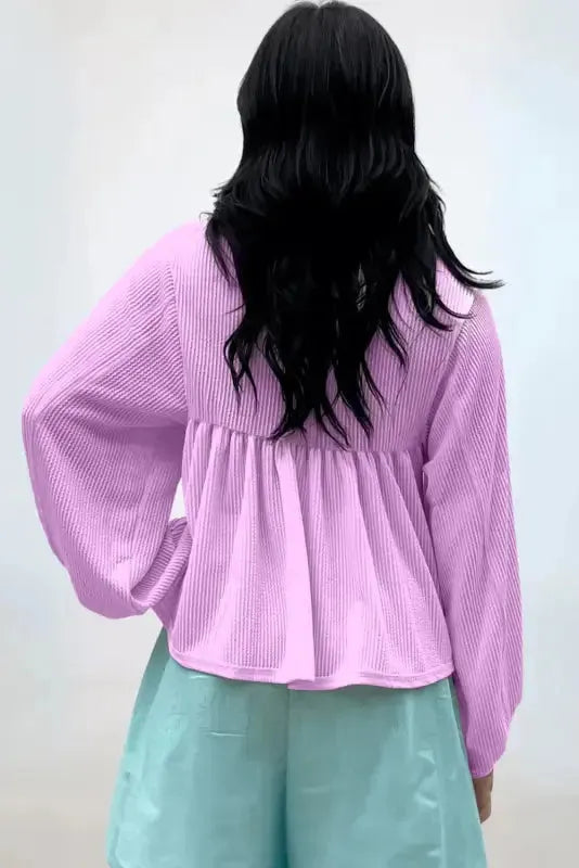 Elegance Twist Corded Blouse