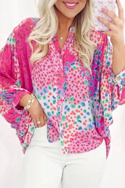 Floral Fantasy Oversized Shirt
