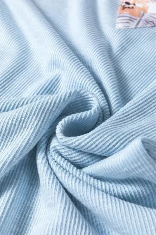 Μπλούζα με λουλουδάτα fresco artisan